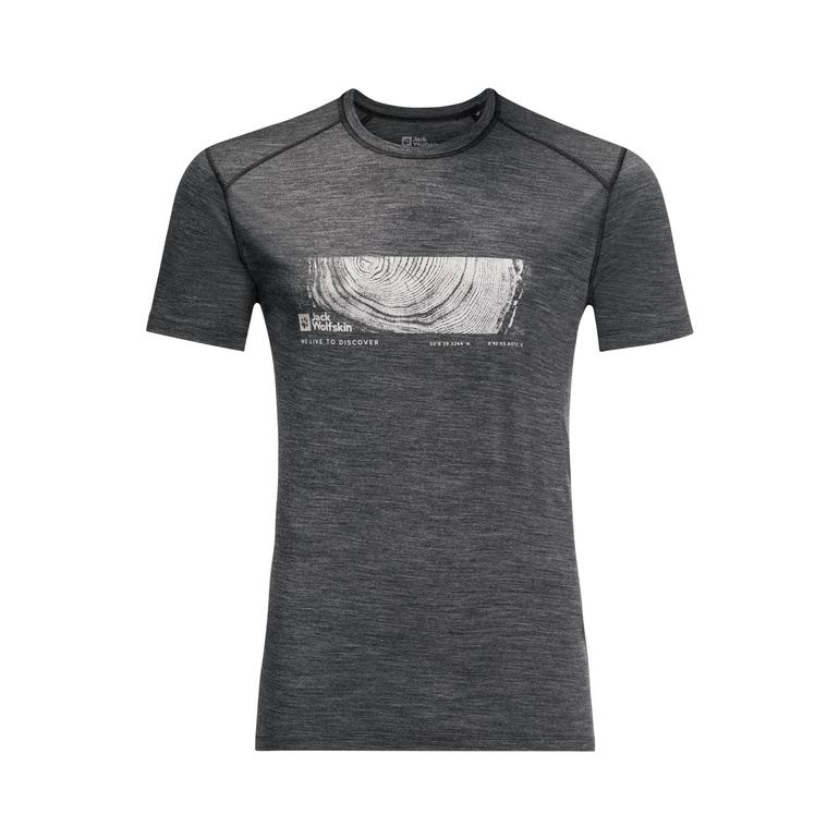 Koszulka z wełną KAMMWEG GRAPHIC S/S MEN