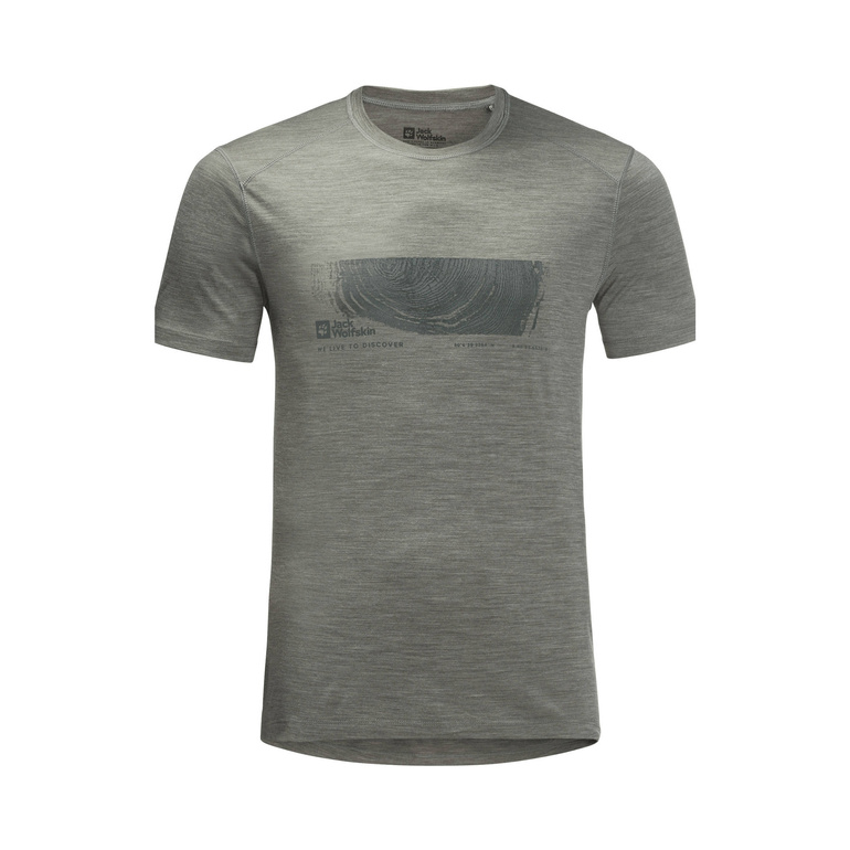 Koszulka z wełną KAMMWEG GRAPHIC S/S MEN