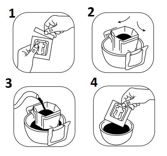 Kawa turystyczna DRIP BAG AFRICA
