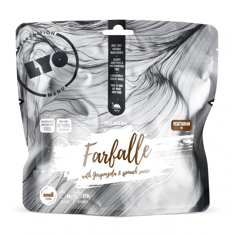 Danie FARFALLE W SOSIE SZPINAKOWO SEROWYM 370g