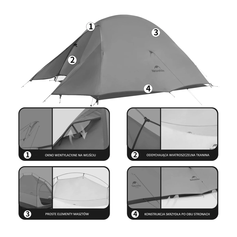 Namiot CLOUD UP 2 BASE / 2.15 kg