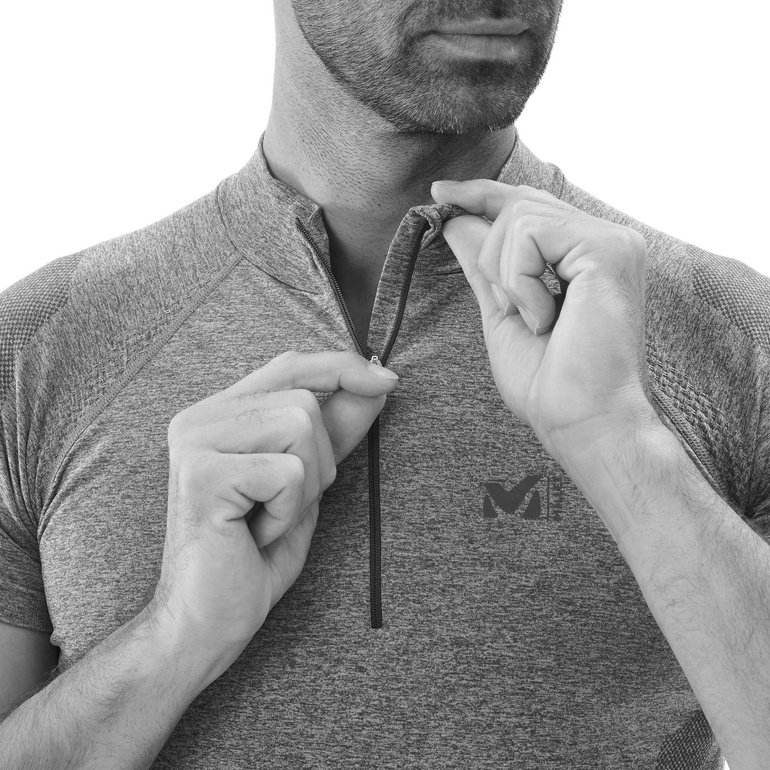 Koszulka LTK SEAMLESS LIGHT ZIP SS