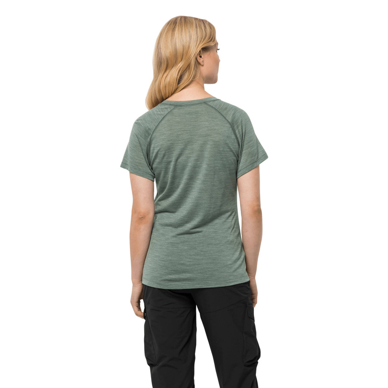 Koszulka z wełną KAMMWEG GRAPHIC S/S WOMEN