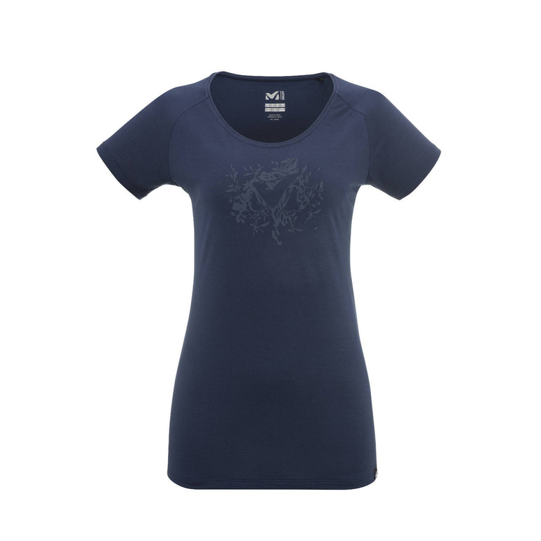 Koszulka IMJA WOOL PRINT T-SHIRT SHORT SLEEVE WOMEN