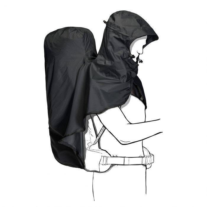 Peleryna RAINCOVER HOODY 65-85 l